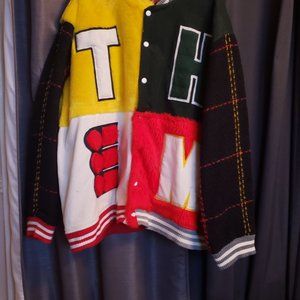 3XL MUTI COLOR VERSITY JACKET BY DESIGNER(THEM)